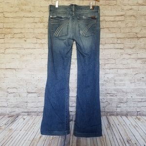 7FAM 7 for all Mankind the Dojo Flare Jeans 31